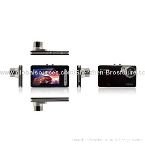 Car DVR, HD 720P, 2.7-inch Screen, 120 Degrees Viewing Angle, G-sensor, SOS and Parking Surveillance